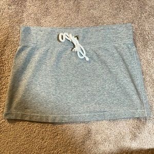 J Crew gray cotton mini skirt